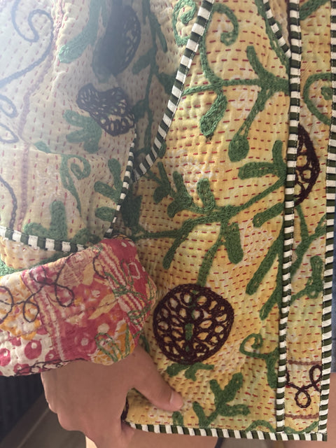 Vintage Kantha jacket – Patchwork – One of a kind